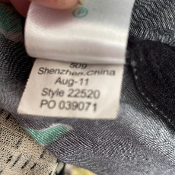 Lilly Pulitzer Elexa Palm Crazy Printed Rayon Tunic Shift Shirt Dress - 2 - Picture 12 of 13